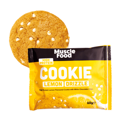 Musclefood Lemon Drizzle Cookie 12x60g Lemon Drizzle