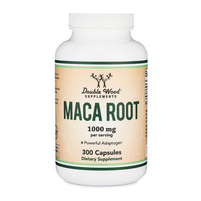 Double Wood Maca Root - 300 x 500 mg capsules - Welzo