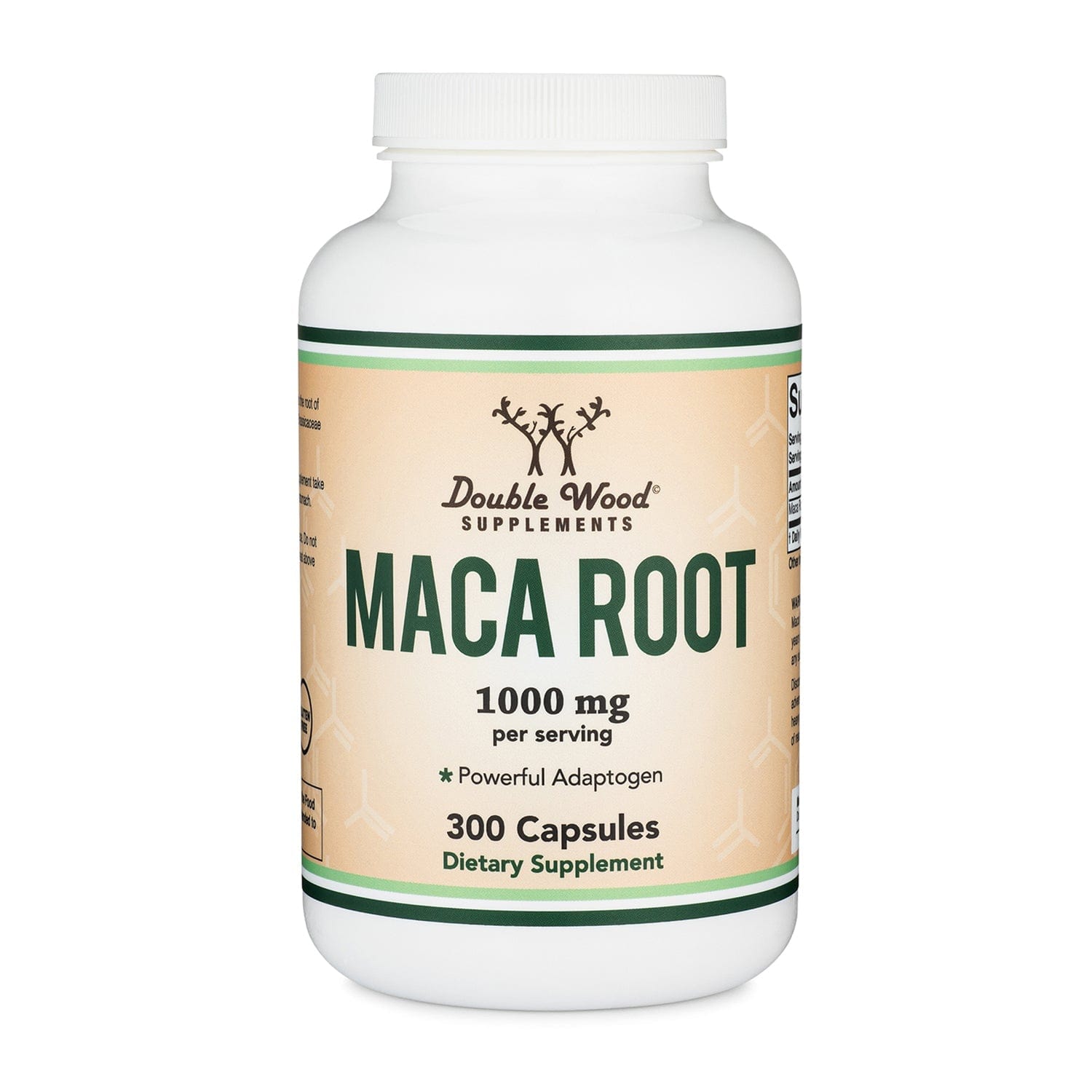 Double Wood Maca Root - 300 x 500 mg capsules - Welzo
