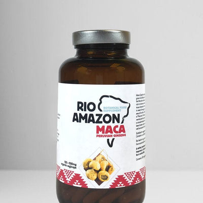 Rio Amazon Supplements Organic Maca (Gelatinized) 500mg- 120 Capsules - Welzo