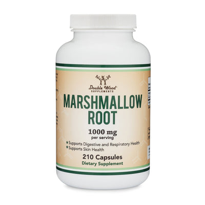 Double Wood Marshmallow Root - 210 x 500 mg capsules - Welzo
