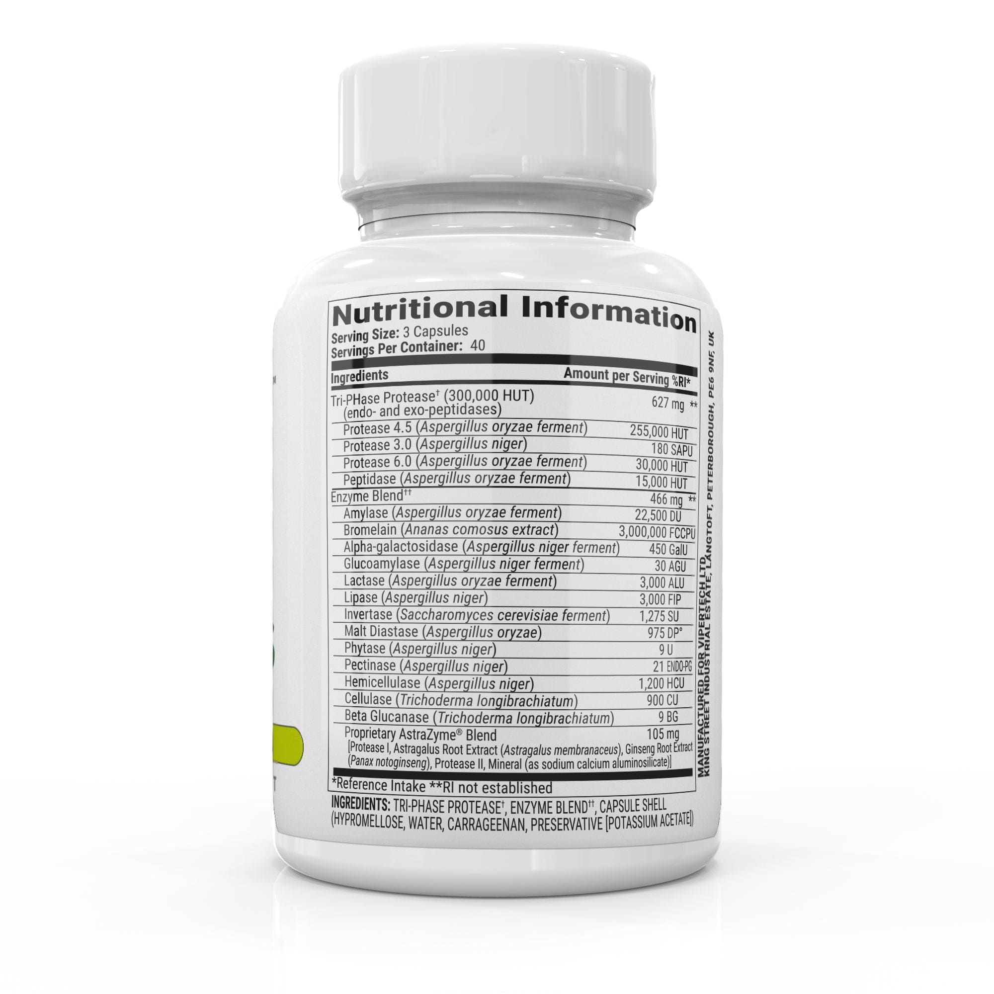 Bioptimizers Masszymes - Enzymes digestives 120 capsules