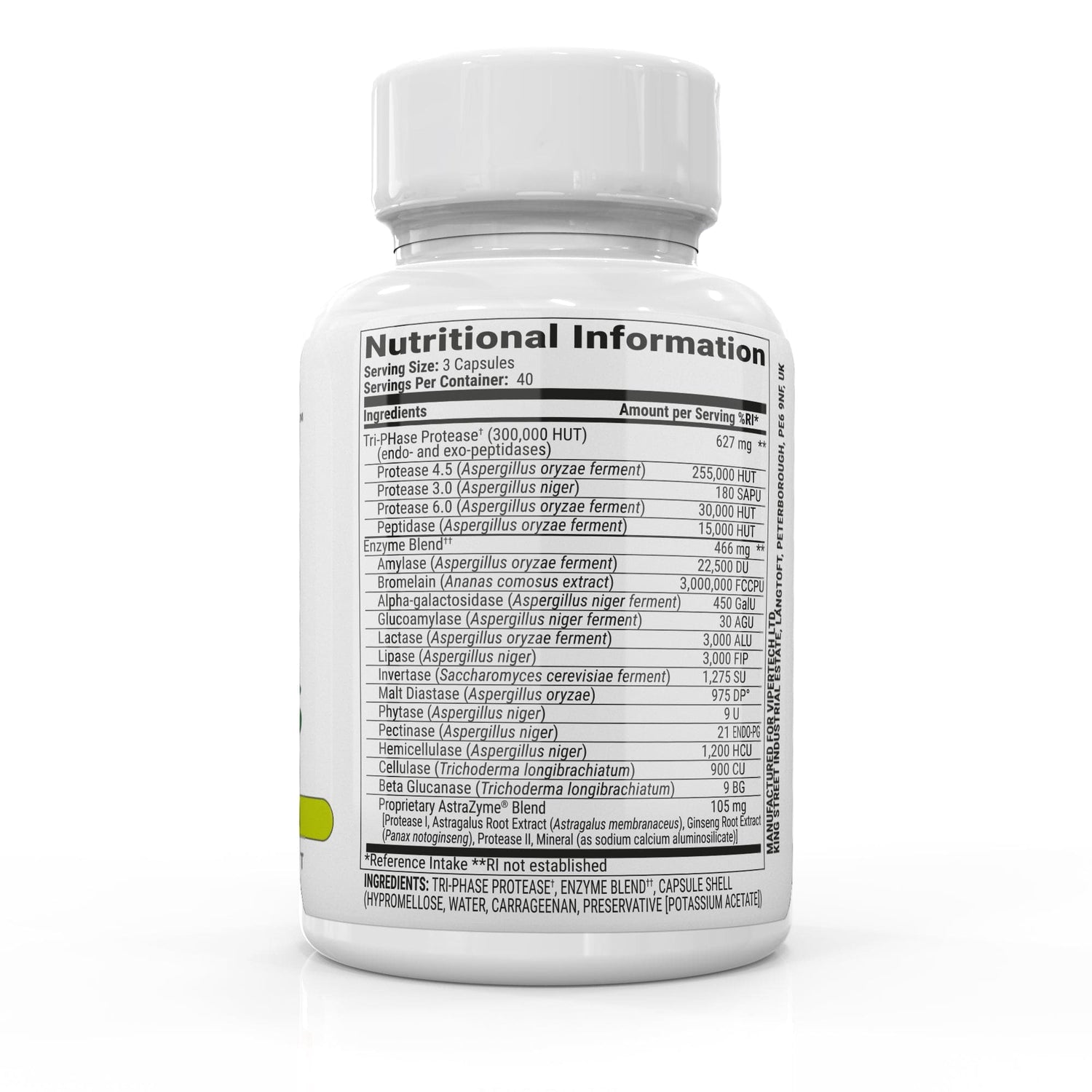 Bioptimizers Masszymes - Enzymes digestives 120 capsules