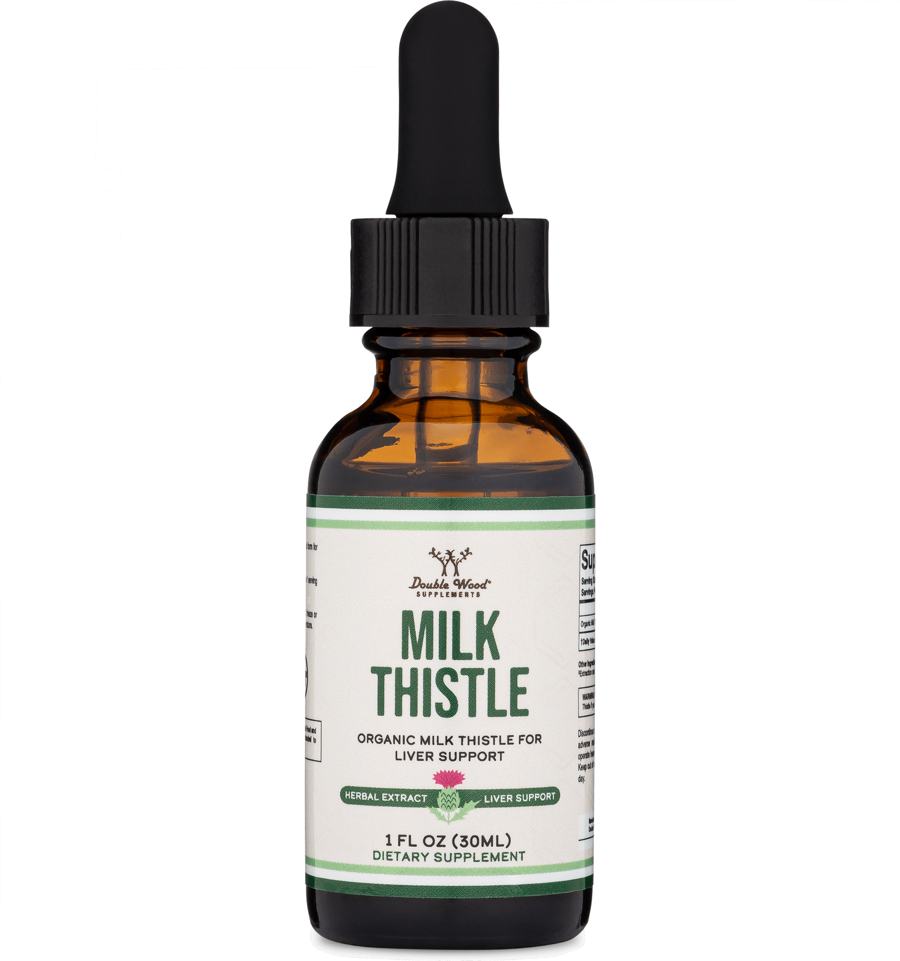 Double Wood Milk Thistle - 30 x 1 fl oz servings - Welzo