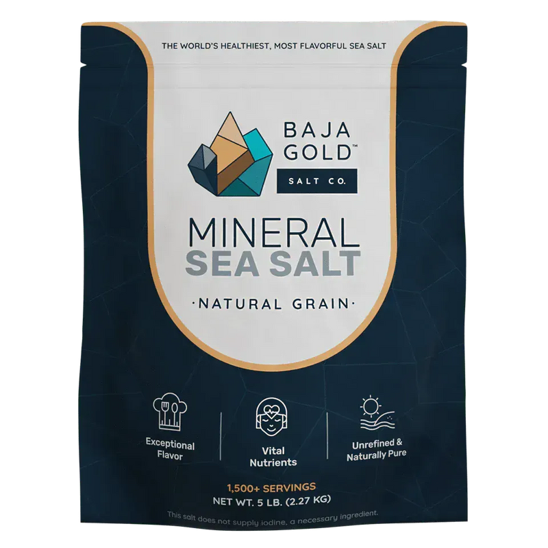Sale di sale oro baja sale marino minerale
