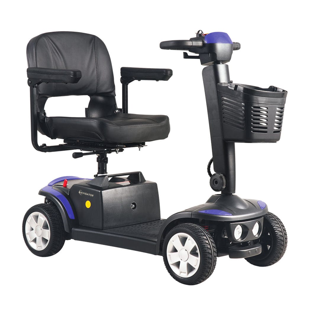 Electric Mobility Scooter with Suspension & Swivel Seat