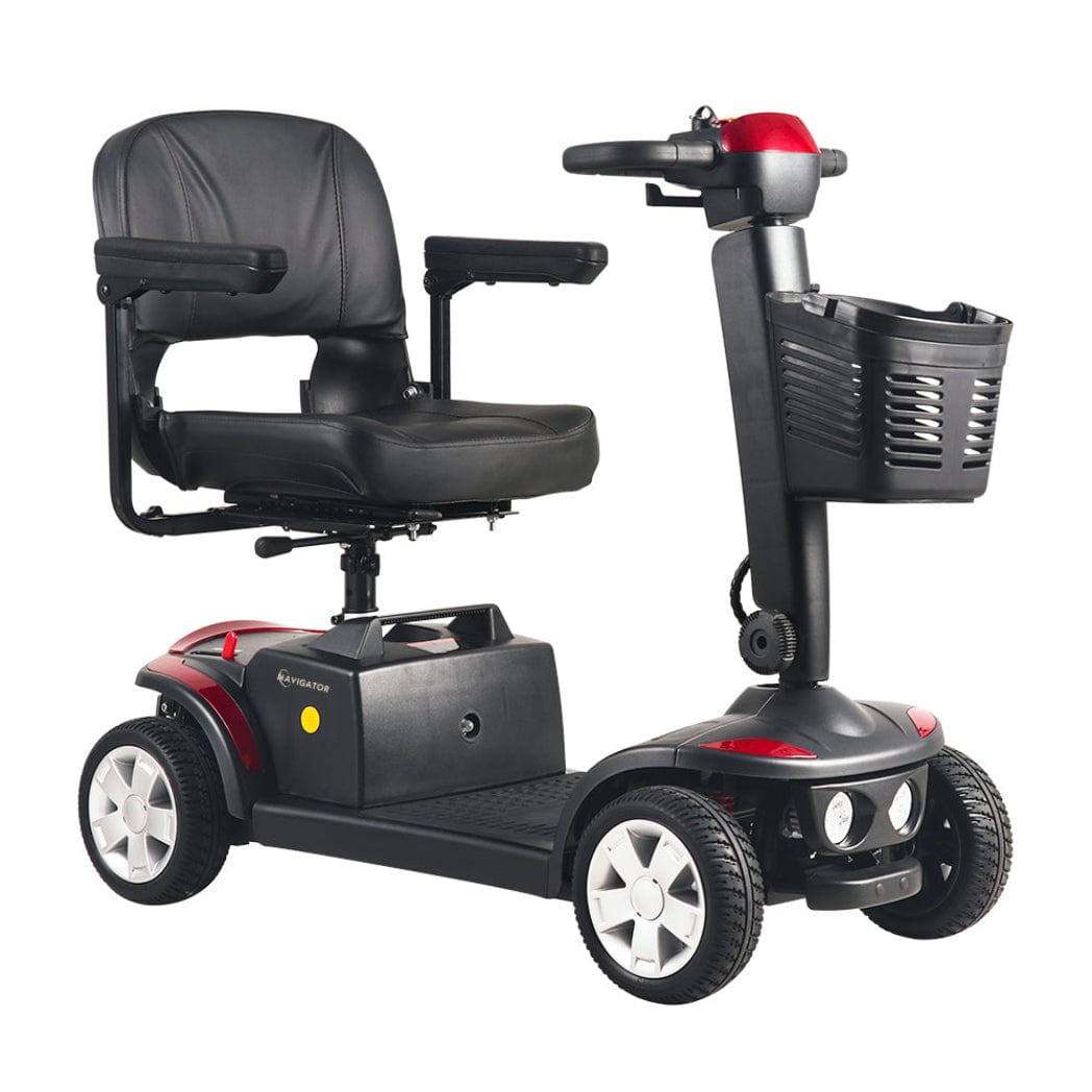 Electric Mobility Scooter with Suspension & Swivel Seat