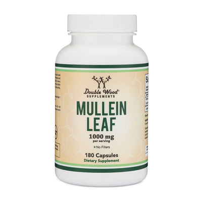 Double Wood Mullein Leaf - 180 x 500 mg capsules - Welzo