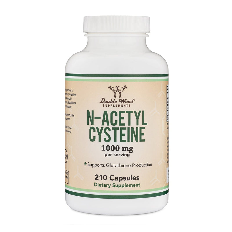 Double Wood N-Acetyl Cysteine - 210 x 500 mg capsules - Welzo