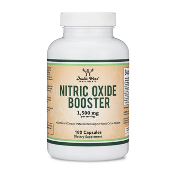 Double Wood Nitric Oxide Booster - 180 x 500 mg capsules - Welzo