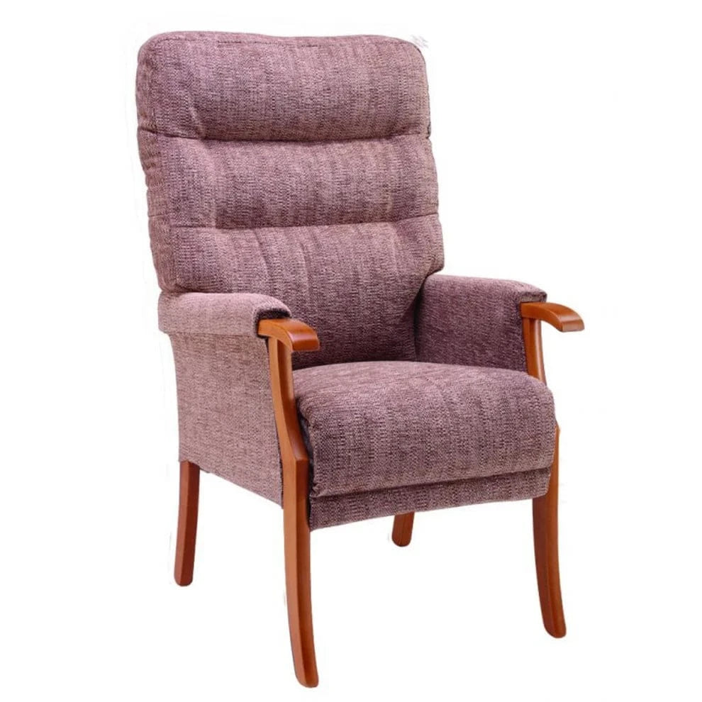 Orwell Fireside Chair – High Back with Tailored Lumbar Support & Pocket Sprung Seating