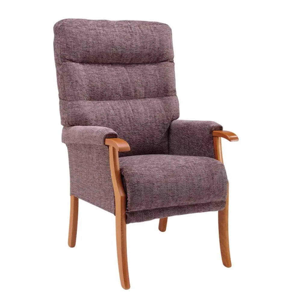 Orwell Fireside Chair – High Back with Tailored Lumbar Support & Pocket Sprung Seating