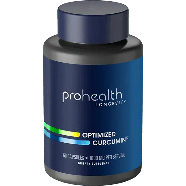 Curcumina ottimizzata Longvida - 500 mg, 60 capsule vegetariane - ProHealth