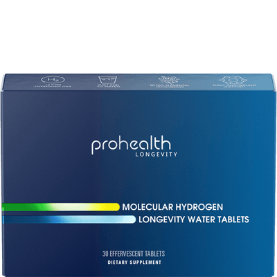 ProHealth Longevity Molecular Hydrogen Longevity Water Tablets 80mg – 30 Tablets
