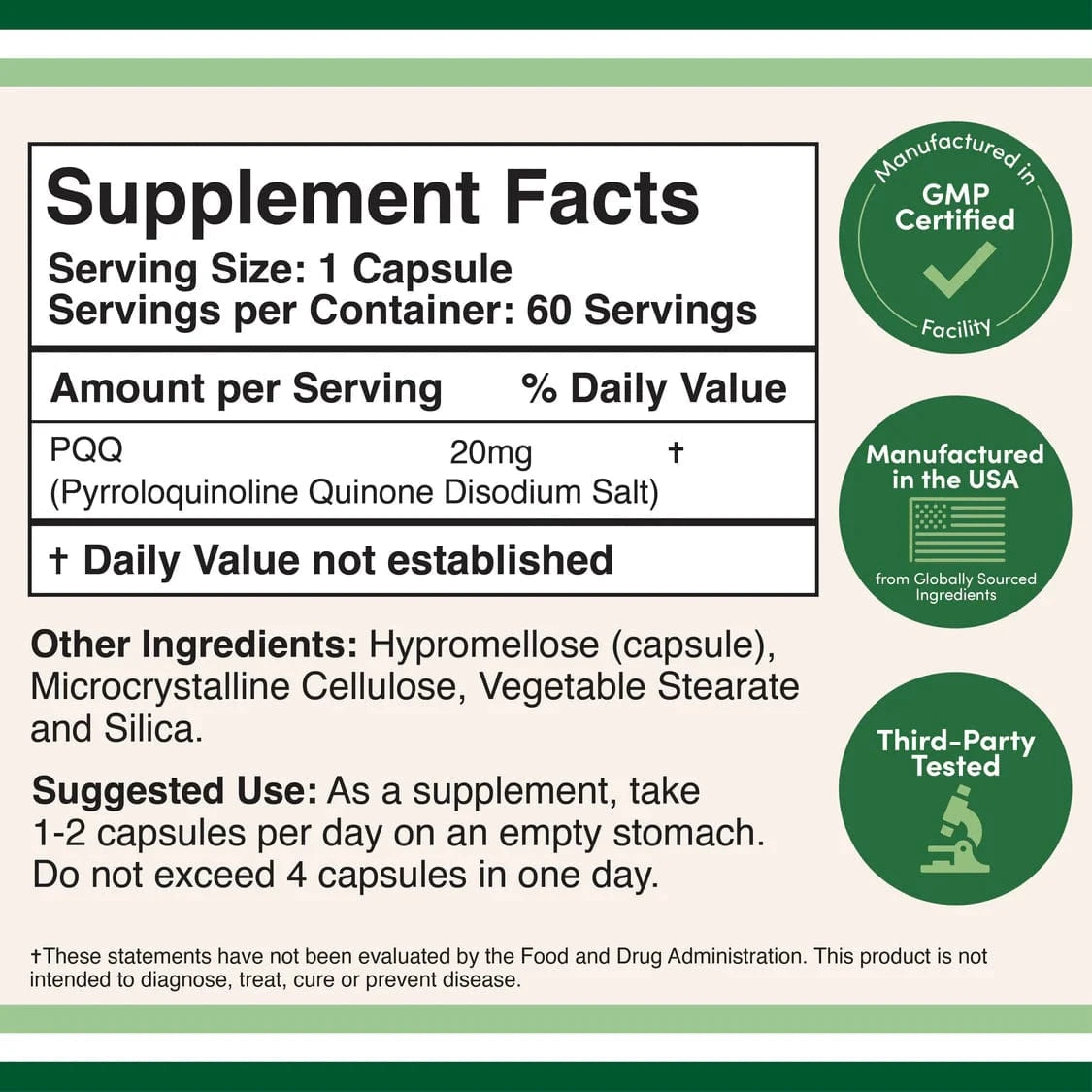 Double Wood Supplements PQQ