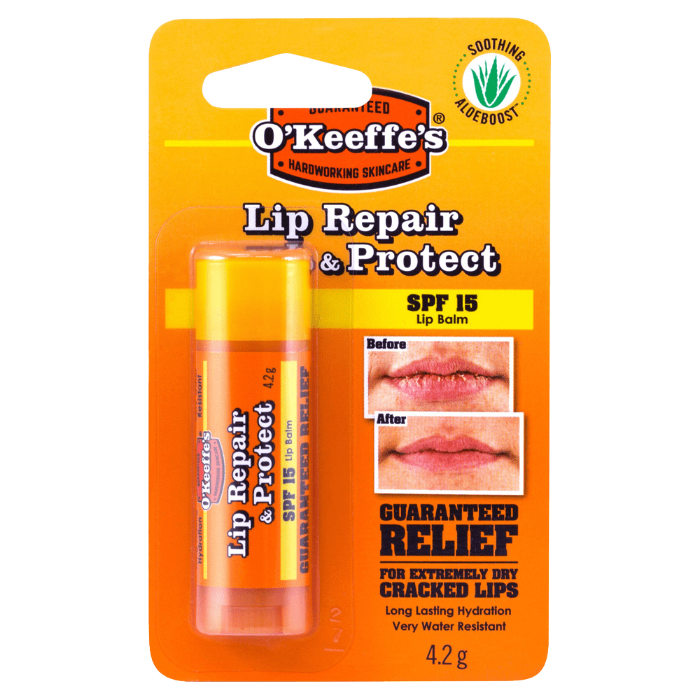O'Keeffe's Lip Repair & Protect SPF 15 Lip Balm 4.2g - welzo