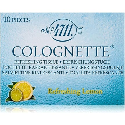 4711 Lemon Colognette Refreshing Tissue Box Of 10