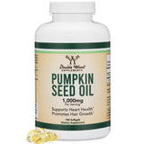 Double Wood Pumpkin Seed Oil - 180 x 500 mg softgels - Welzo