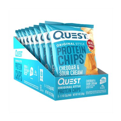 Quest Nutrition Protein Chips 8x32g Cheddar & Sour Cream