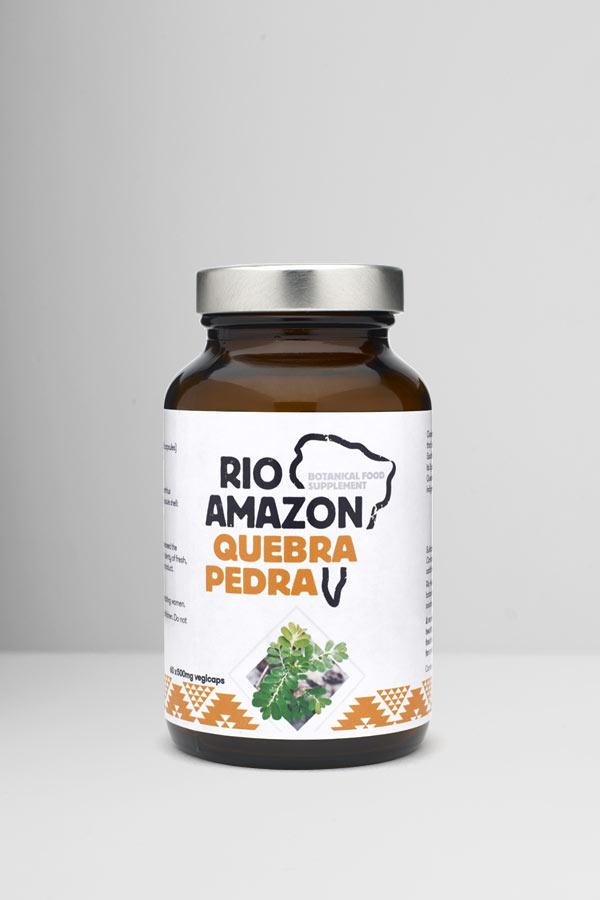 Rio Amazon Supplements Quebra Pedra (Chanca Piedra) 500mg- 60 Capsules - Welzo