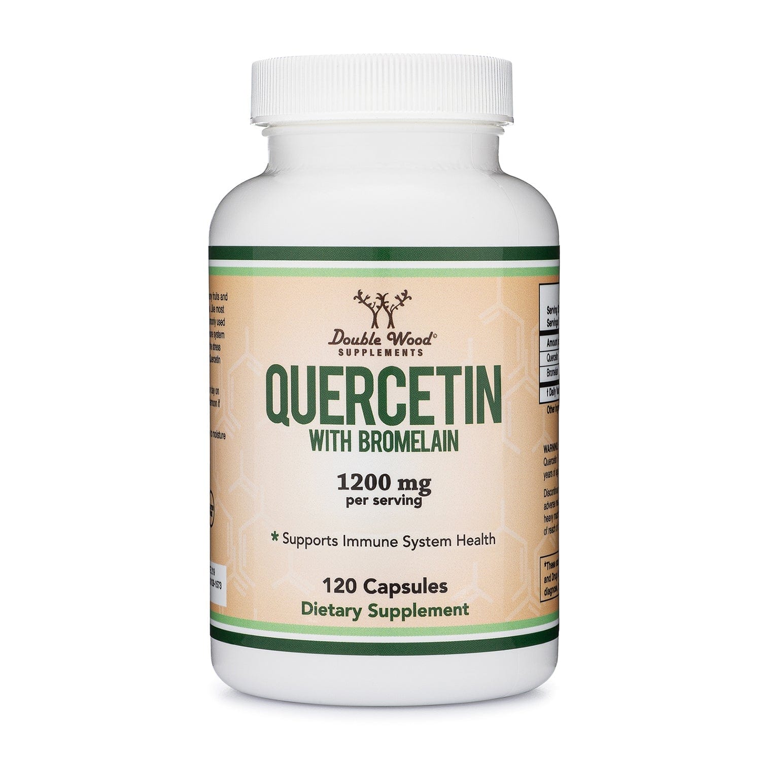 Double Wood Quercetin - 120 x 500 mg capsules - Welzo