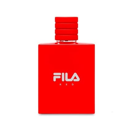 FILA RED Fragrance for Men Eau de Toilette Spray with Bergamot Jasmine Nutmeg Sandalwood and More 3.4 oz