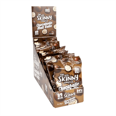 The Skinny Food Co Chocaholic Malt Balls 12x20g Choc Malt