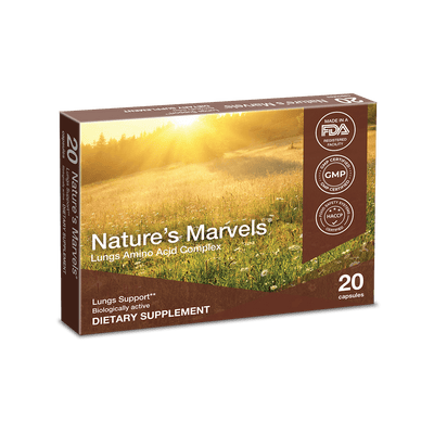 Lungs Bioregulator, 20 capsules - Nature's Marvels -SOI** - welzo