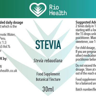 Rio Health Stevia- 60ml - Welzo