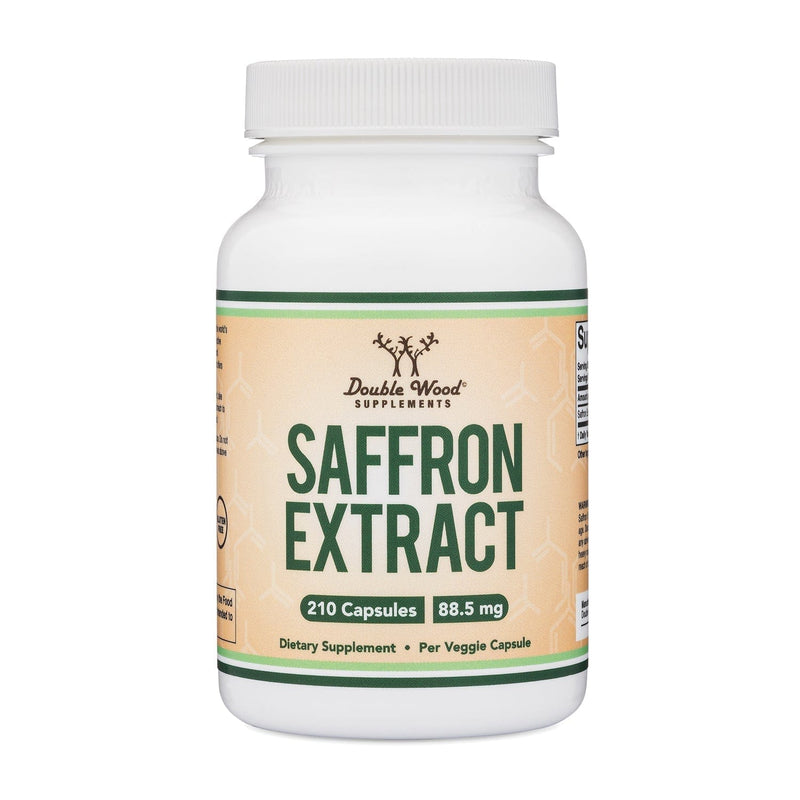 Double Wood Saffron Extract - 210 x 88.5 mg capsules - Welzo