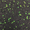 JORDAN Activ Square - Gym Flooring - Black Corner with green fleck 50cm x 50cm x 30mm  - Welzo
