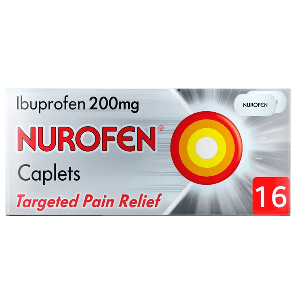 Nurofen 200mg Caplets Pack of 16 - welzo