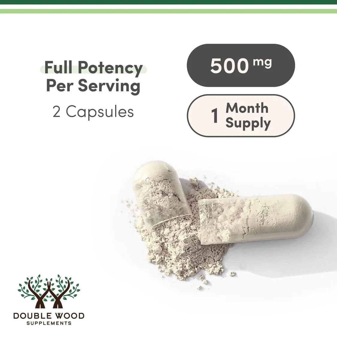 Διπλό ξύλο Tudca - 60 x 500 mg κάψουλες
