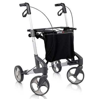 TOPRO Troja Classic Lightweight Folding Rollator with Seat – 7-Year Warranty & Adjustable Handles