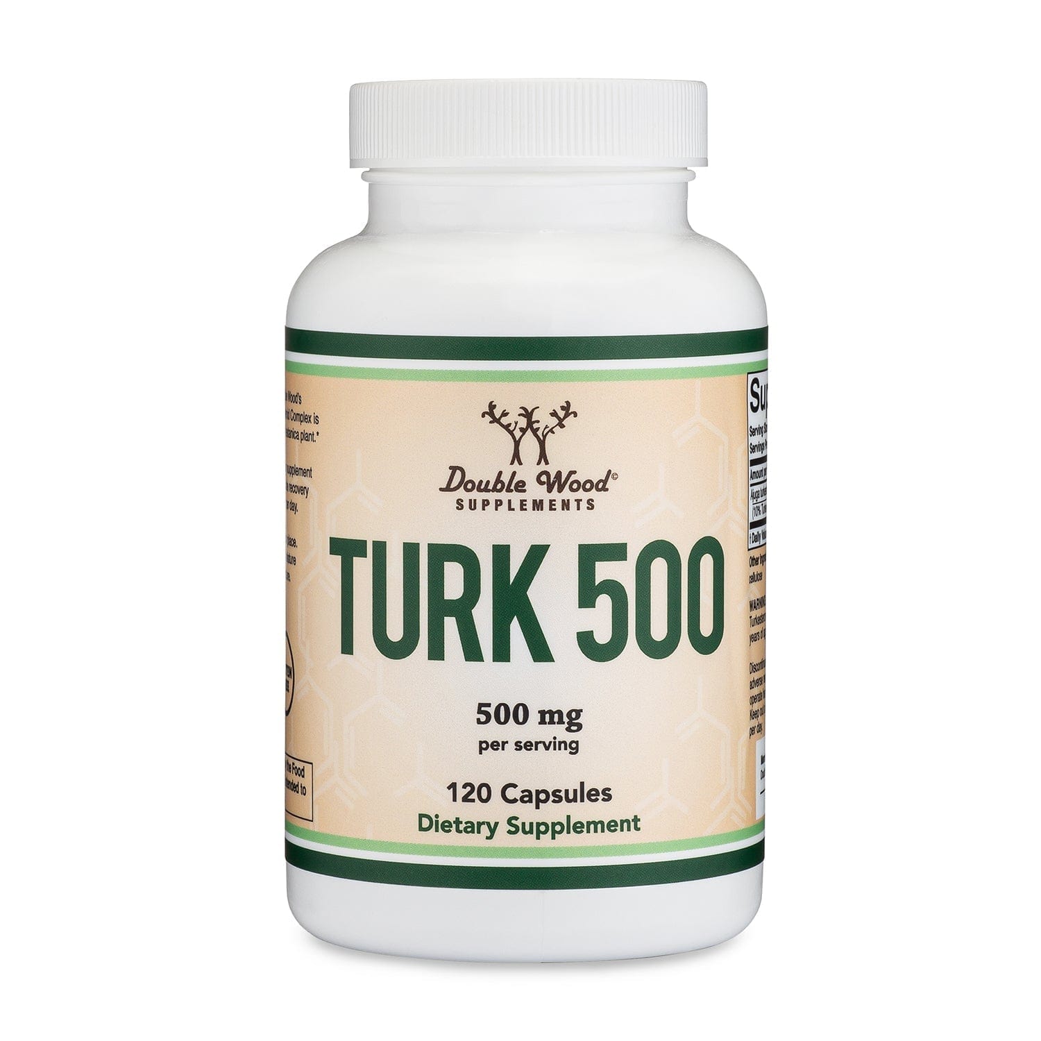 Double Wood Turkesterone - 120 x 500 mg capsules - Welzo