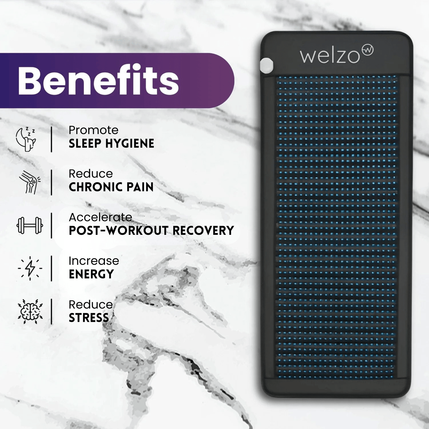 Welzo PEMF Infrared Therapy Mat – Full-Body Healing & Rejuvenation