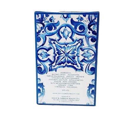 Dolce & Gabbana Light Blue Summer Vibes Pour Homme 4.2oz 125ml Eau de Toilette Spray