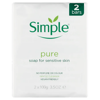 Simple Pure Bath Soap 100g Pack of 2 - welzo