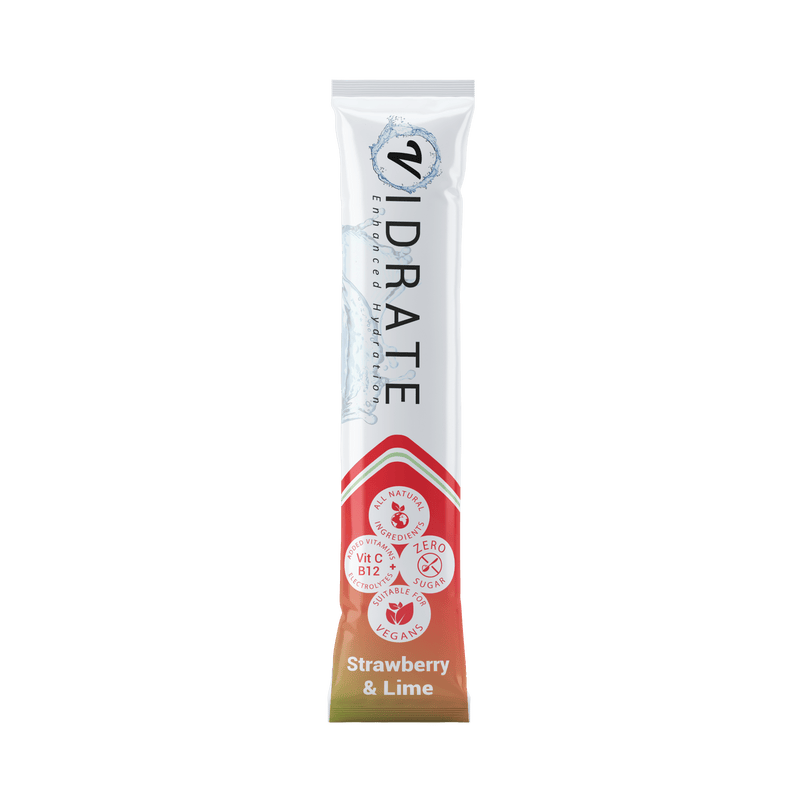Vidrate Hydration Powder 10x3g Strawberry & Lime