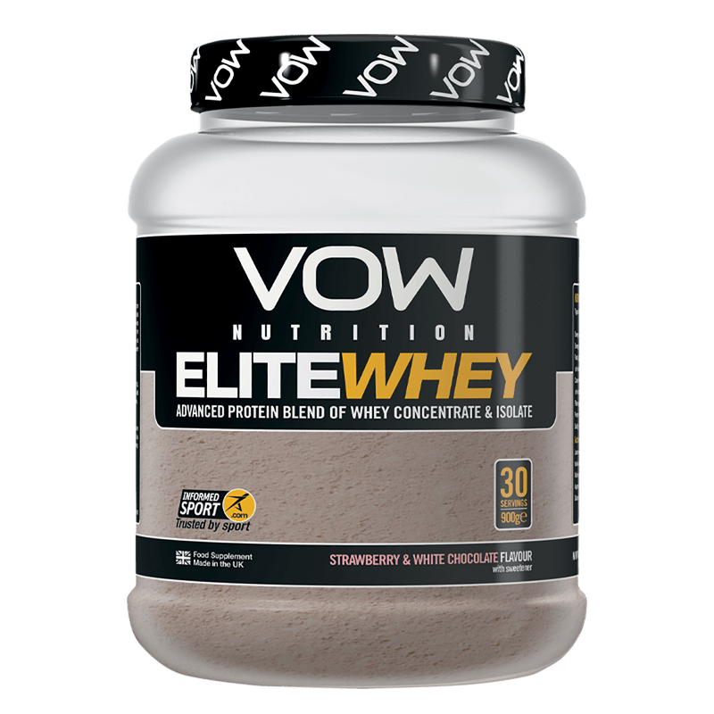 VOW Nutrition Elite Whey 900g Strawberry & White Chocolate