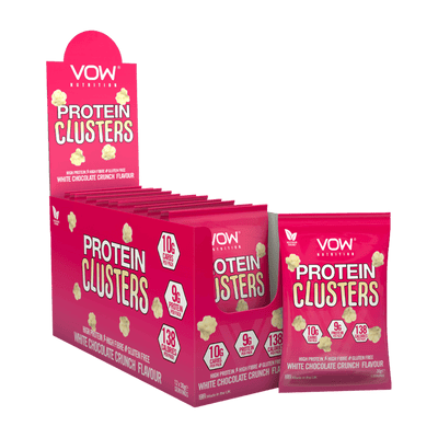 VOW Nutrition Protein Clusters 12x30g White Chocolate