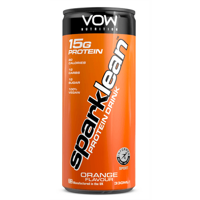 VOW Nutrition Sparklean Protein Drink 12x330ml Orange