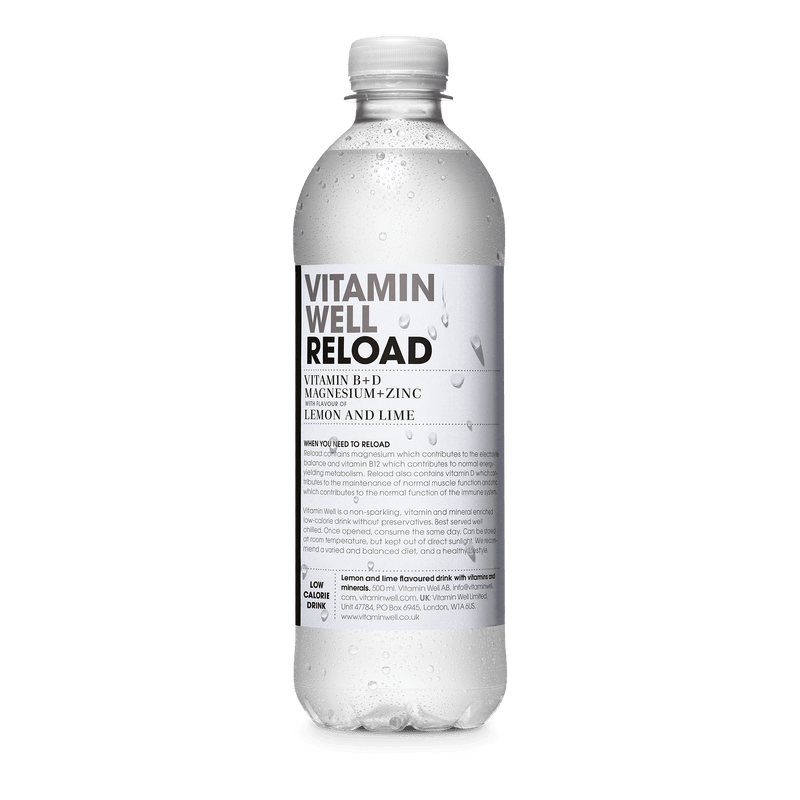 Vitamin Well Reload 12x500ml Lemon & Lime