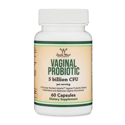Double Wood Vaginal Probiotic - 60 x 2.5 billion CFU capsules - Welzo