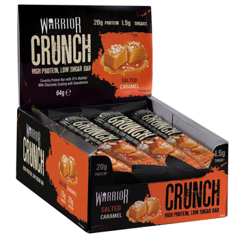 Warrior Crunch Bars 12x64g Salted Caramel