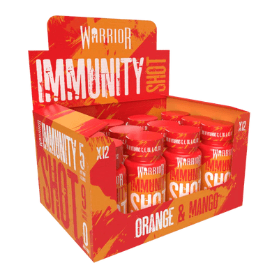 Warrior Immunity Shots 12x60ml Orange & Mango