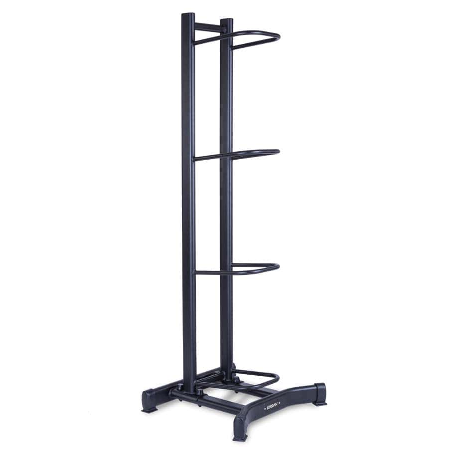 JORDAN Oversized medicine ball rack, holds 4 oversized med balls, Black - Welzo