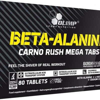 Olimp Nutrition Beta Alanine - Carno Rush Mega Tabs - 80 tablets