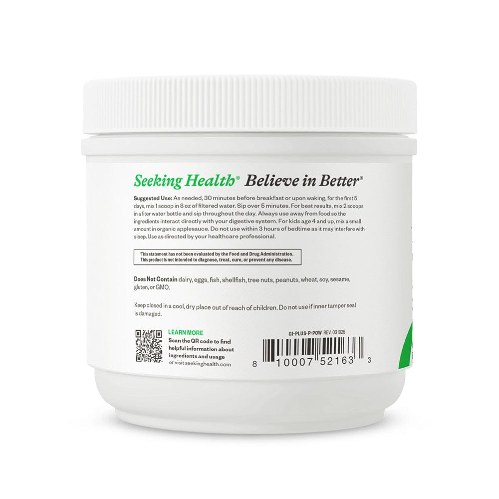 GI optimal plus poudre, pêche, 7 oz (206g) - recherche de santé