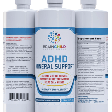ADHD Mineral Support (16 fl oz) 473ml - BrainChild Nutritionals - welzo